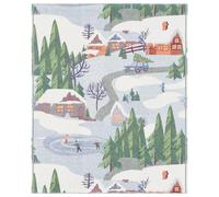 Ekelund Linneväveri Couverture Vinterliv 140x170 cm Multi