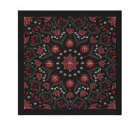 Ekelund Linneväveri Serviette Bettys Jul 35x35 cm Rouge-noir