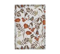 Ekelund Linneväveri Serviette de cuisine Fåglabäck 35x50 cm Marron-orange