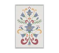 Ekelund Linneväveri Serviette de cuisine Lindas blåklocka 40x60 cm Bleu-gris