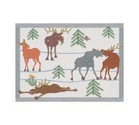 Ekelund Linneväveri Set de table Clumsy moose 35x48 cm