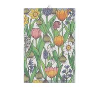 Ekelund Linneväveri Torchon bulbes de fleurs 35x50 cm