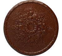 Ekena menuiseries Cm22atamf Anthony Harvest plafond Médaillon, 22 1/2 OD X 1 1/4 P, Americana Burnished Mahogany Crackle