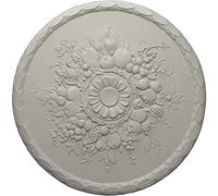 Ekena menuiseries Cm22atamf Anthony Harvest plafond Médaillon, 22 1/2 OD X 1 1/4 P, Americana Pot of Cream