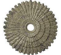 Ekena menuiseries Cm24encsc Eryn plafond Médaillon, 24 3/10,2 cm OD X 3 1/10,2 cm ID X 1 7/20,3 cm P, Château de pierre craquelé