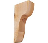 Ekena menuiseries Cor04 X 06 X 06car00rdf Carmel brut de sciage Corbel (Cèdre rouge occidental - Scié grossièrement - Largeur : 10,2 cm (4") 8"D x 16"H 4"W Douglas Fir (Rough Sawn)