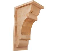 Ekena menuiseries Cor06 X 08 x 08neb01rdf NEUF Brighton Corbel (brut de sciage avec plaque arrière Cèdre rouge occidental - Scié grossièrement - Largeur : 20,3 cm (8") 10"D x 18"H 4"W Douglas Fir (Rough Sawn)