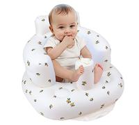 EKEPE Siège de bébé gonflable pour les bébés de 5 mois et plus, siège de bébé pour s'asseoir, siège de bébé pour les nourrissons, chaise de bébé gonflable avec pompe à air intégrée - Oliver Flower