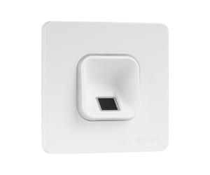 EKEY 203701 Lot de Lecteur d’Empreinte Digitale xLine Blanc avec châssis en Plastique Blanc, unité de Commande, pour Montage encastré, 0,4 W, 12-24 V, Lecteur d’Empreinte Digitale Blanc
