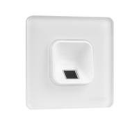 EKEY 203703 Lot de Lecteur d’Empreinte Digitale xLine Blanc avec châssis en Verre Blanc, unité de Commande, pour Montage encastré, 0,4 W, 12-24 V, Lecteur d’Empreinte Digitale Blanc