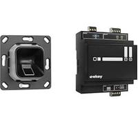 EKEY 203752 Lot de Lecteur d’Empreinte Digitale xLine pour Montage encastré, sans châssis, Noir