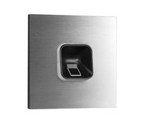 EKEY 204701 Lot de Lecteur d’Empreinte sLine Noir avec Module d’interphone Gira 106 Acier Inoxydable V4A, unité de Commande, pour interphone Gira, 0,4 W, 12-24 V, Lecteur d’Empreinte Digitale Noir