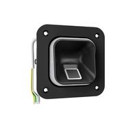 EKEY 204752 Lot de Lecteur d’Empreinte sLine Noir pour interphones et cavités avec unité de Commande, pour intégration dans interphones, 0,4 W, 12-24 V, Lecteur d’Empreinte Digitale Noir