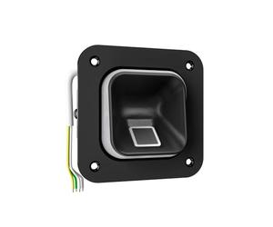 EKEY 204752 Lot de Lecteur d’Empreinte sLine Noir pour interphones et cavités avec unité de Commande, pour intégration dans interphones, 0,4 W, 12-24 V, Lecteur d’Empreinte Digitale Noir