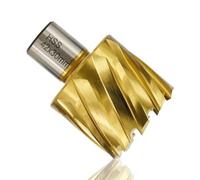 EKFBQBGW 12-60mm CoatedCore Drill Bit HSS Hollow Drill Bit for Magnetic Drill Annular 1Pcs(6.35x102mm) EKFBQBGW