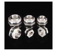 EKFBQBGW 1pc 1/4" 3/8" 1/2" 3/4" 1" 1-1/4" 1-1/2" 2" Water Tank Connector Male Pipe Single Loose Key Swivel Fittings Nut Jointer with Gasket(304,1")