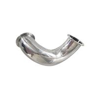 EKFBQBGW 25mm Pipe OD 1.5" Tri Clamp Ferrule OD 180 Degree Elbow Pipe Fitting Stainless Steel 304 Homebrew