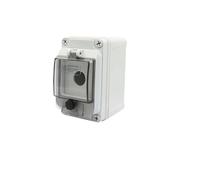 EKFBQBGW Emergency Stop Switch Emergency Stop Control Box Outdoor Button Switch Box with Protective Cover Waterproof Urgent Stop Button Control Box IP67(1) EKFBQBGW