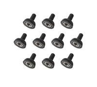 EKFBQBGW Lot de 10 couvercles d'interrupteur à Bascule avec Trou d'arbre de 6 mm, Capuchon étanche Anti-poussière WPC-05 fileté Noir