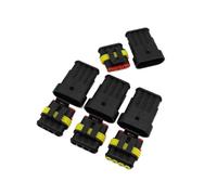 EKFBQBGW Lot de 5 connecteurs étanches à 4 Broches for Composants Automobiles, connecteurs de 1,5 mm, Fil étanche DJ7021-1,5