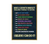 EKFBQBGW Math Classroom Poster Exponent Rules and Algebra Laws Display | Inspiring wall decor that encourages students to embrace challenges daily(Unframed,08X12inch(20X30cm))