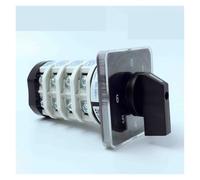 EKFBQBGW Multi 5 Positions YMZ12-32/4 Changeover Rotary 660V 32Amper Four Stages 4 Levels Silver 16 Terminals Cam Switch(0-6 Positions) EKFBQBGW