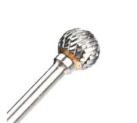 EKFBQBGW YG8 Alloy Rotary File 1Pc DX Type Double Slot Tungsten Steel Wood Carving Grinding Head Hard Metal for Copper 1Pcs(DX0807M06) EKFBQBGW