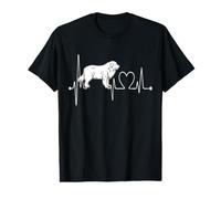 EKG de battements de cœur pour Chiens des Grandes Pyrénées, C'est drôle, Mes Chiens sont Mon Cardio T-Shirt Graphique avec Valeur