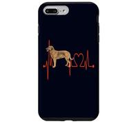EKG des battements de cœur pour Chiens Broholmer Mes Chiens sont Mon Cardio Coque pour iPhone 7 Plus/8 Plus