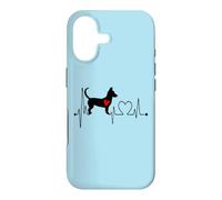 EKG des battements de cœur pour Chiens de Maneto Andalusia Mes Chiens sont Mon Cardio Coque pour iPhone 17