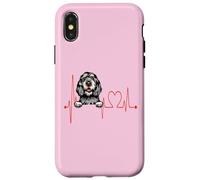 EKG des battements de cœur pour Chiens Otterhound Mes Chiens sont Mon Cardio-vasculaire Coque pour iPhone X/XS