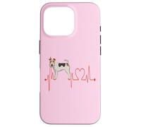 EKG des battements de cœur pour Chiens Wire Fox Terrier Mes Chiens sont Mon Cardio Coque pour iPhone 16 Pro