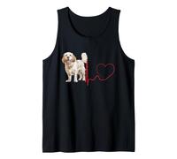 EKG du Rythme Cardiaque du Chien Clumber Spaniel Mes Chiens sont Mon Cardio Débardeur