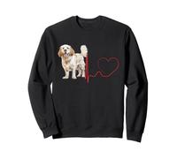 EKG du Rythme Cardiaque du Chien Clumber Spaniel Mes Chiens sont Mon Cardio Sweatshirt