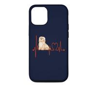 EKG du Rythme Cardiaque d'un Chien Havanais Mes Chiens sont Mon Cardio Coque pour iPhone 12/12 Pro