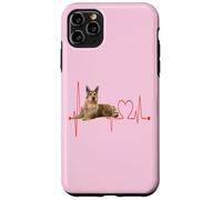 EKG du Rythme Cardiaque pour Chien Berger Picard Mes Chiens sont Mon Cardio Coque pour iPhone 11 Pro Max