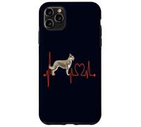 EKG du Rythme Cardiaque pour Chien Berger Picard Mes Chiens sont Mon Cardio Coque pour iPhone 11 Pro Max