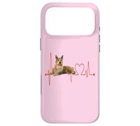 EKG du Rythme Cardiaque pour Chien Berger Picard Mes Chiens sont Mon Cardio Coque pour iPhone 17 Pro Max