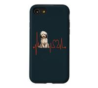 EKG du Rythme Cardiaque pour Chien Sheepadoodle Mes Chiens sont Mon Cardio Coque pour iPhone SE (2020) / 7/8