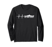 EKG Heartbeat New Jersey BB-62 Battleship Manche Longue