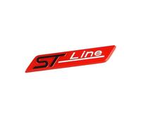 EKHNMTCM Autocollant 3D for voiture, logo ST Line, emblème, badge sport, compatible avec les modèles Fiesta 2018 mk3 2019 Ecosport 2009-2015 Facile à installer, il suffit de peler et coller.(Red ST Li