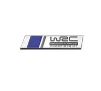 EKHNMTCM Autocollant de carrosserie en métal de Rallye WRC, Badge de calandre Compatible avec Fit GK5 Polo Swift Abarth Evo Facile à Installer, il Suffit de peler et Coller.(3)