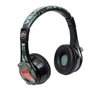 eKids Jurassic World Casque Bluetooth sans fil avec microphone avec cordon auxiliaire, écouteurs pour enfants, pour l'école, la maison ou les voyages