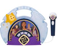eKids Wish Sing Along Boom Box Haut-Parleur avec Microphone, Machine karaoké pour Enfants avec Musique intégrée et lumières Clignotantes