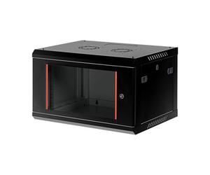 EKIVALAN Coffret Essentiel assemblé 4U prof. 600 AV verre flancs amo. noir