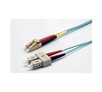 ekivalan - Cordon de raccordement - SC/UPC multimode (M) pour LC/UPC multimode (M) - 10 m - 2 mm - fibre optique - duplex - 50 / 125 microns - OM3 -