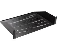 EKIVALAN Etagère fixe 2U 2 pts prof. 550mm, noire, 30 kg