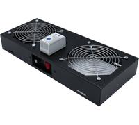 EKIVALAN Kit 1 ventilateur avec thermostat pour coffret CEPA noir