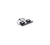 EKIVALAN Kit 2 ventilateurs avec on/off fixation toit cable 2 m, noir