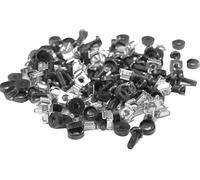 EKIVALAN Lot de 50 kits vis, rondelle, écrou-cage M6